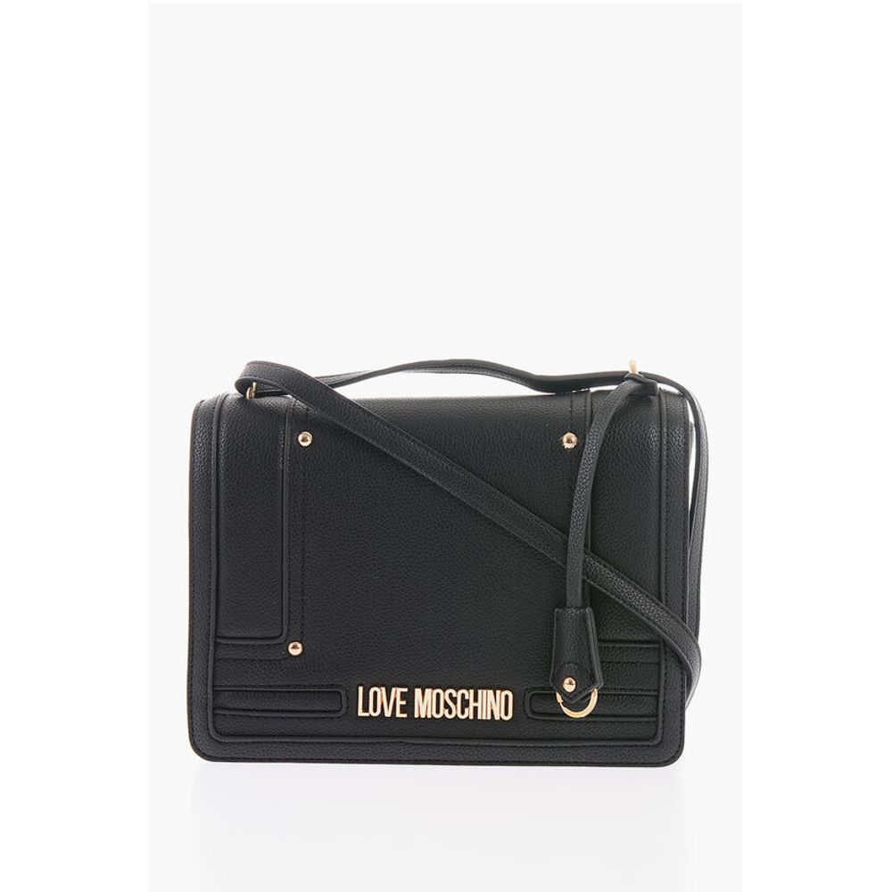 

Сумка через плечо LOVE из искусственной кожи с золотым логотипом Moschino, черный