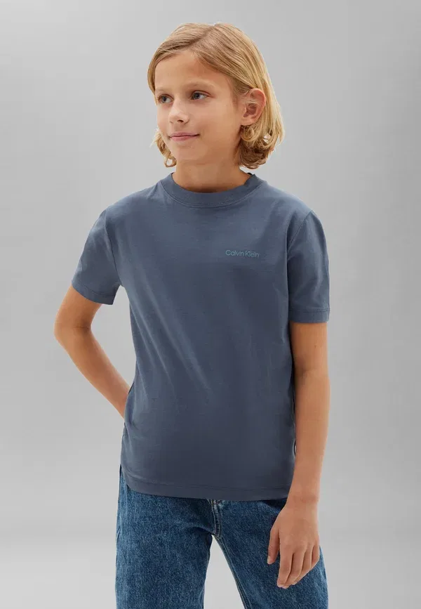 Футболка Calvin Klein Jeans Small Chest Logo Basic, цвет ночно-синий