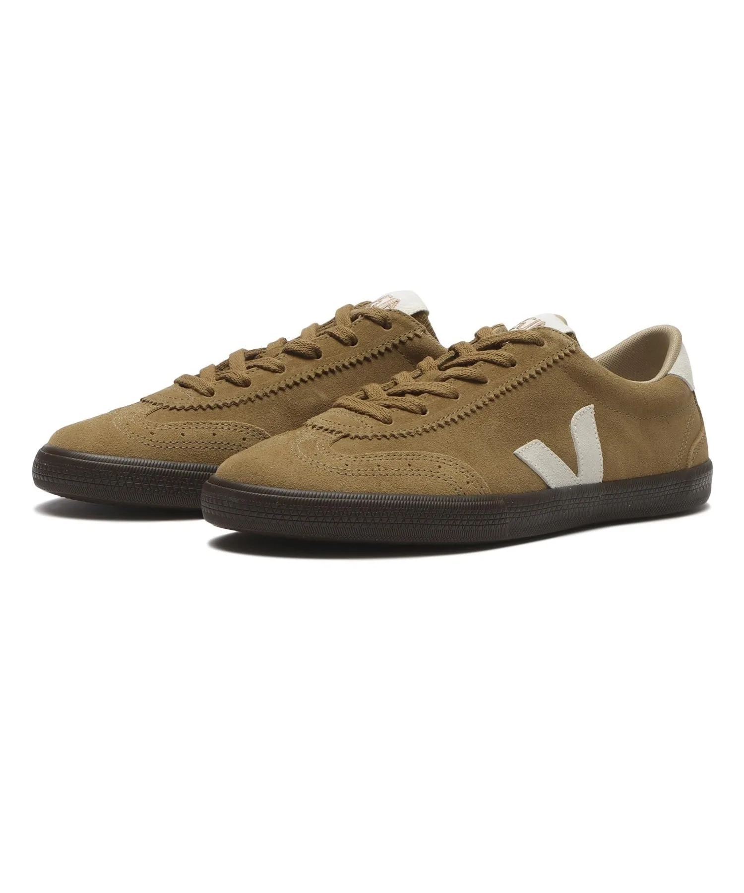 Унисекс кеды из натуральной кожи VOLLEY VO0303724 VEJA коричневые — фото 3