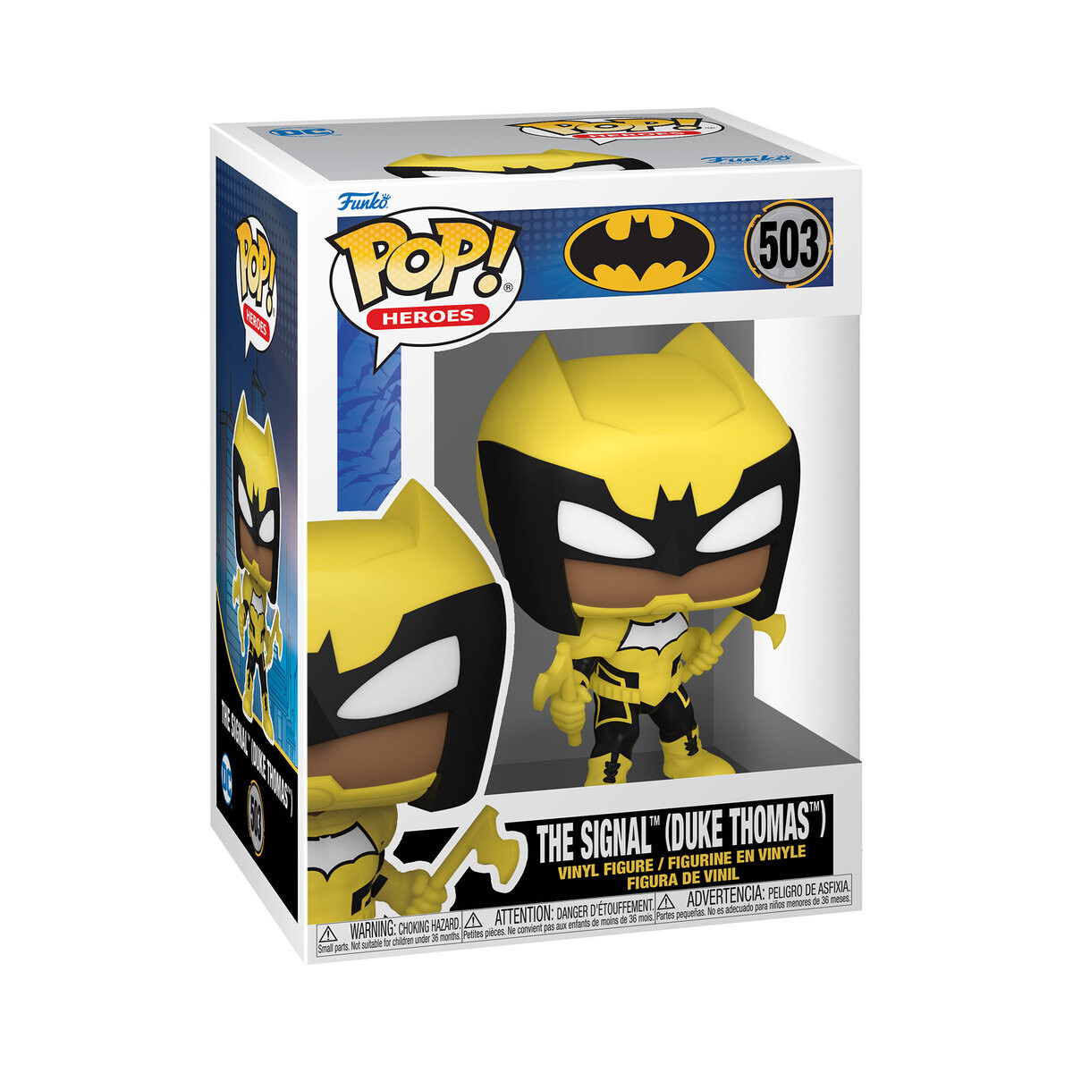 

Funko POP! Герои, коллекционная фигурка, Бэтмен, Сигнал (Дюк Томас), 503