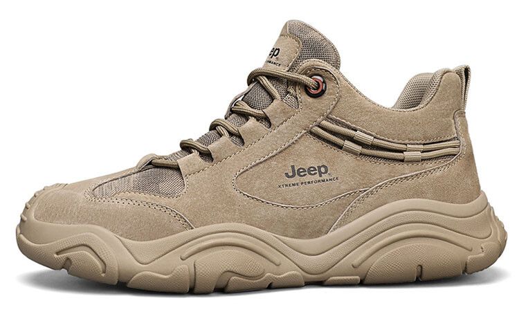 

Кроссовки Jeep Lifestyle Shoes Men Mid-top Brown, цвет Sand