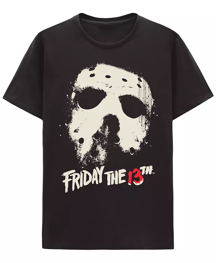 

Мужская футболка с коротким рукавом и принтом Jason Mask Hybrid Apparel, черный