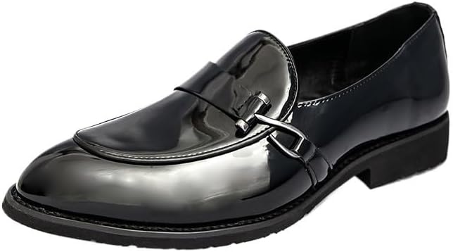 

Мужские классические кожаные лоферы Zestrelax, деловые мокасины, без шнурков, повседневные, удобные, для вечеринок и свадеб, черный