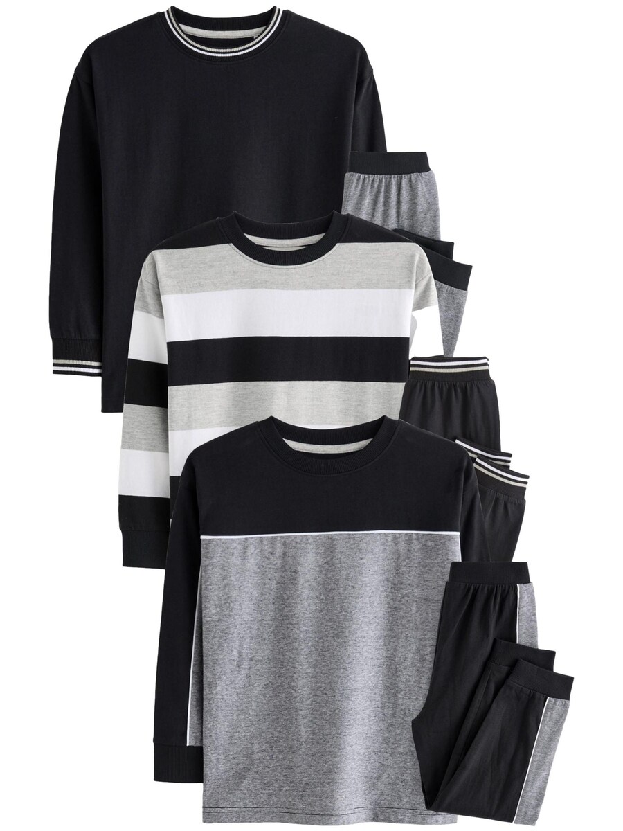 

Пижама Next, цвет Grey/Black