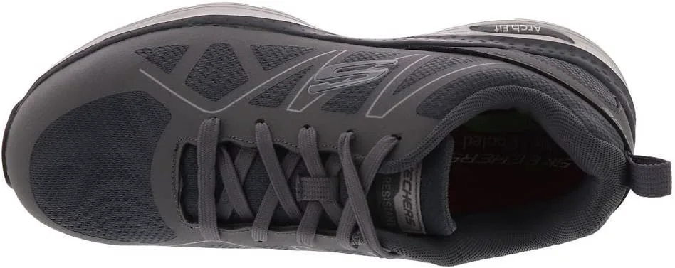 Мужские оксфорды Skechers Work Arch Fit SR-Vigorit, серый — фото 3