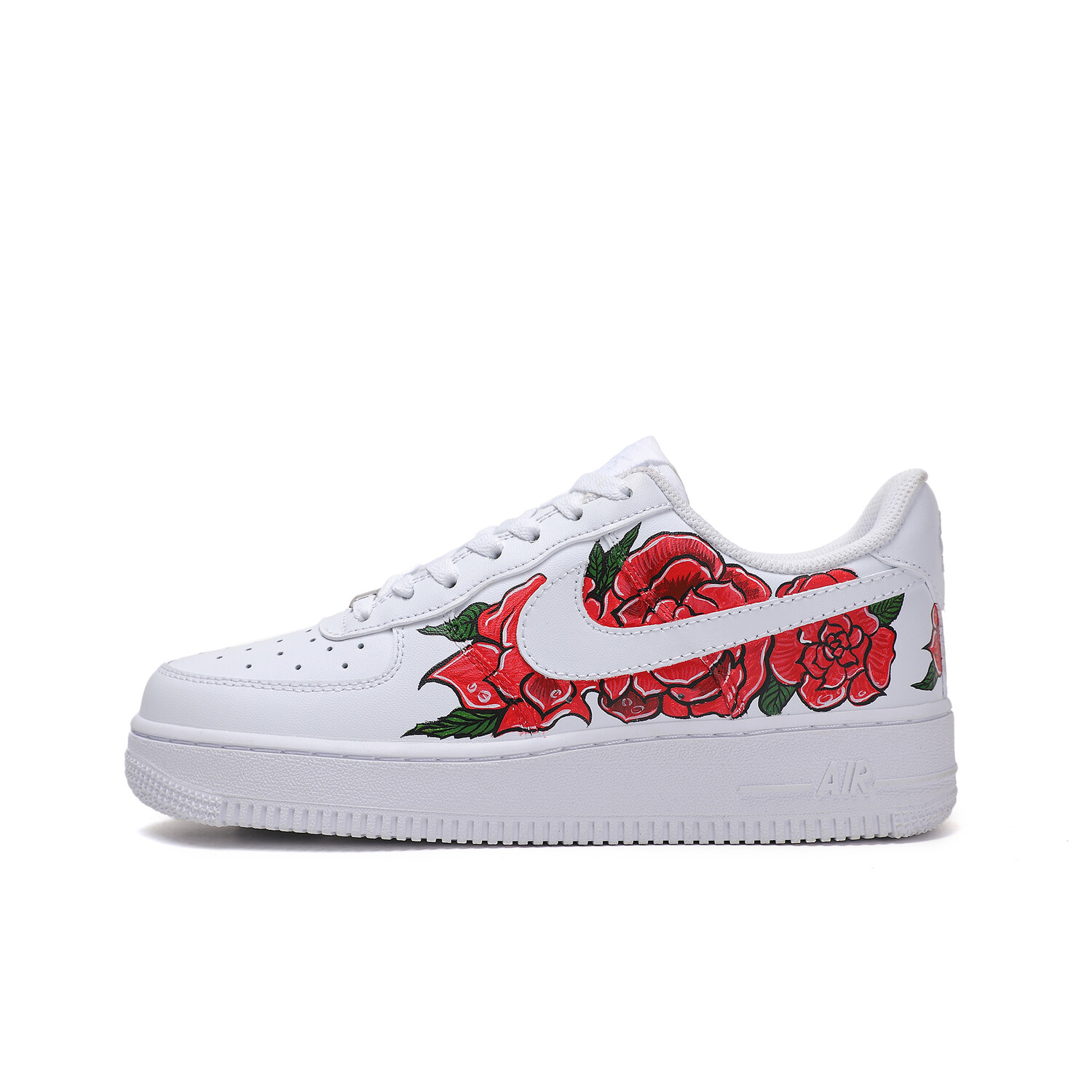 

Кроссовки Nike Air Force 1 Skateboarding Shoes Men Low-top White/red, красный