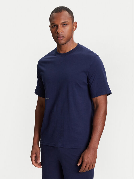 

Футболка обычного кроя 30964M01W United Colors Of Benetton, синий