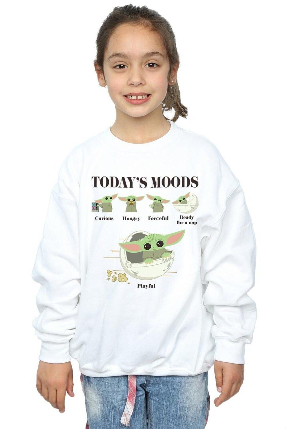 

Толстовка The Mandalorian The Child Moods Star Wars, белый