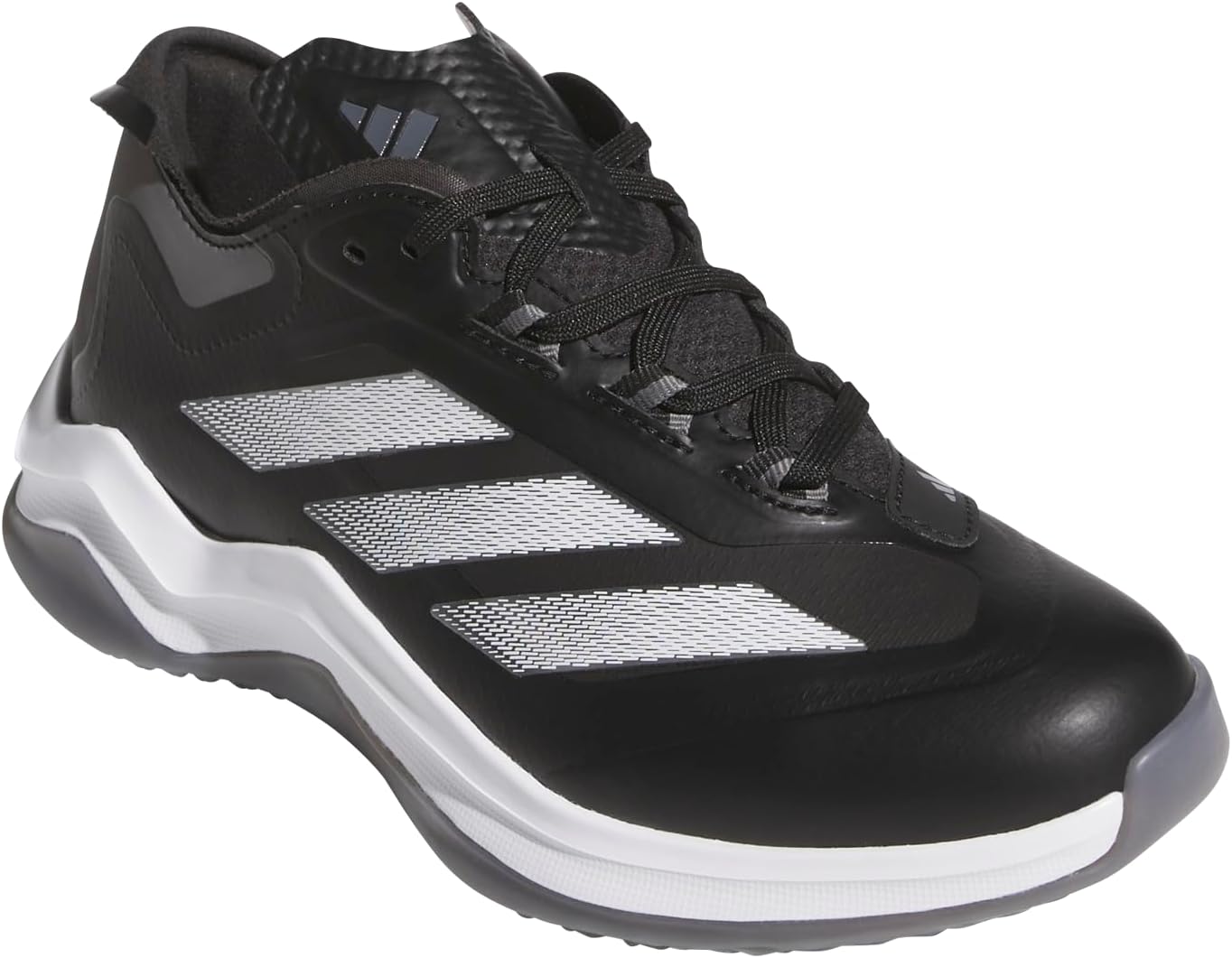 Бейсбольные кроссовки Adidas Boys Adizero Impact Turf, белый/черный/серый — фото 4