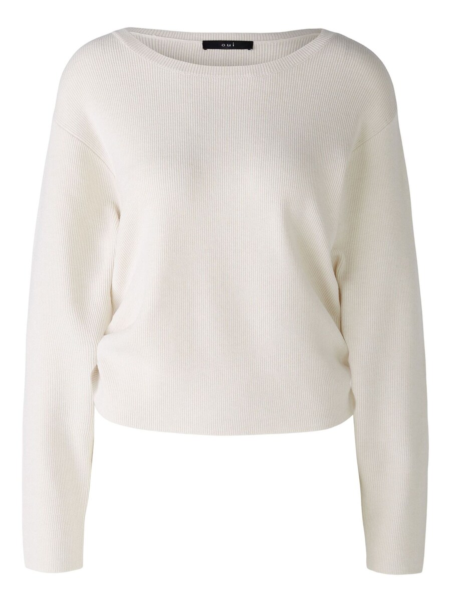 

Тонкий вязаный свитер OUI Sweater, белый