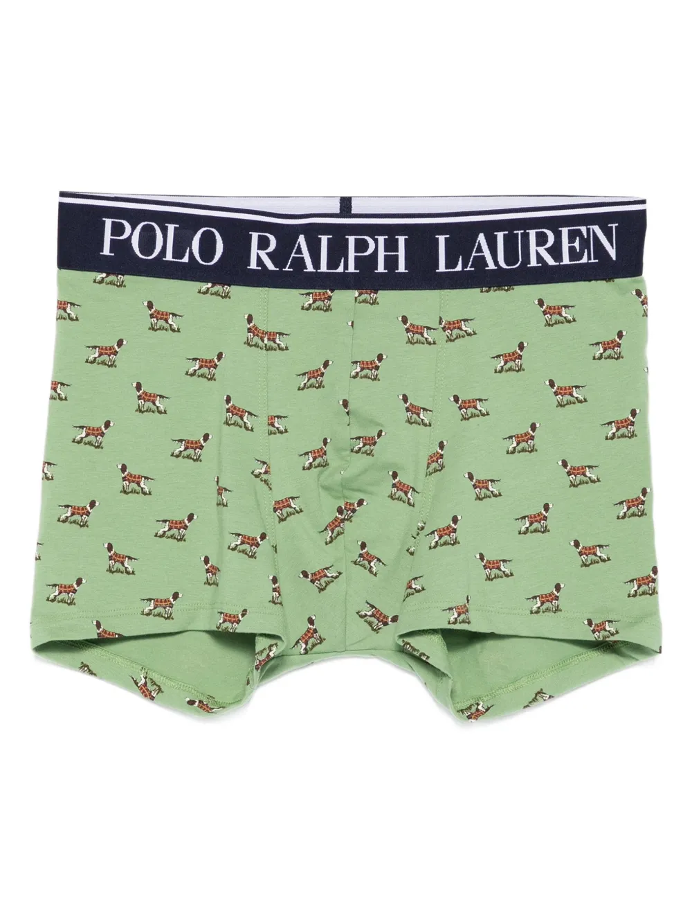 

Боксеры с принтом собак и поясом Polo Ralph Lauren, зеленый