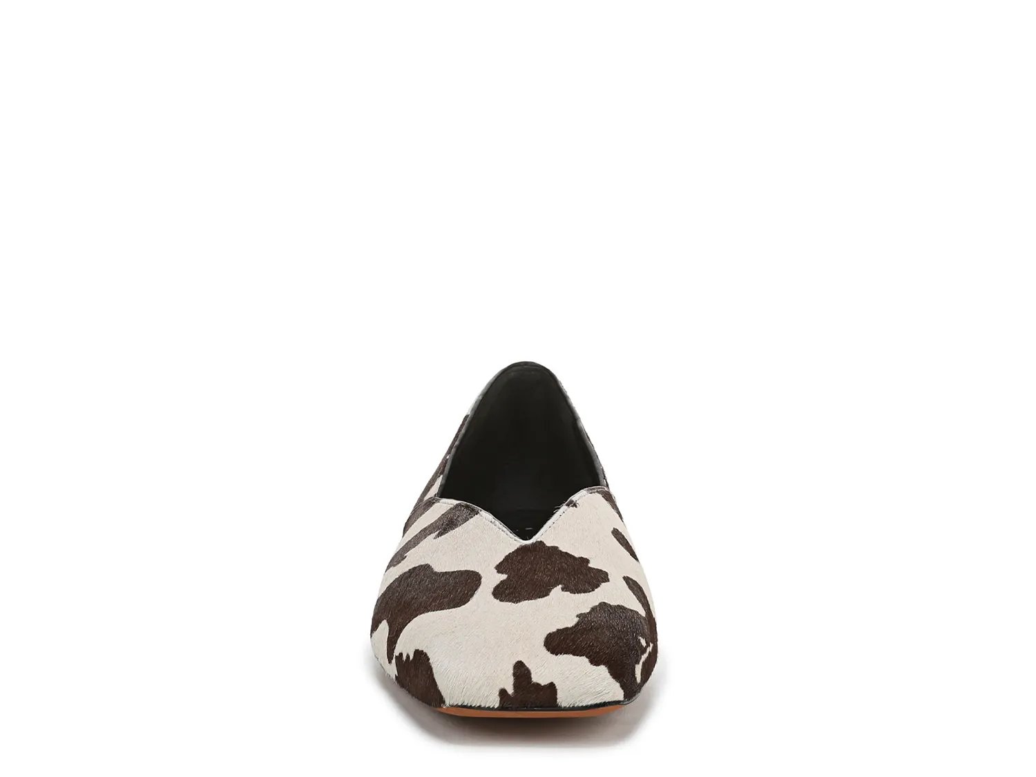 Балетки Vince Carmen Flat, White/Brown Cow Print — фото 2