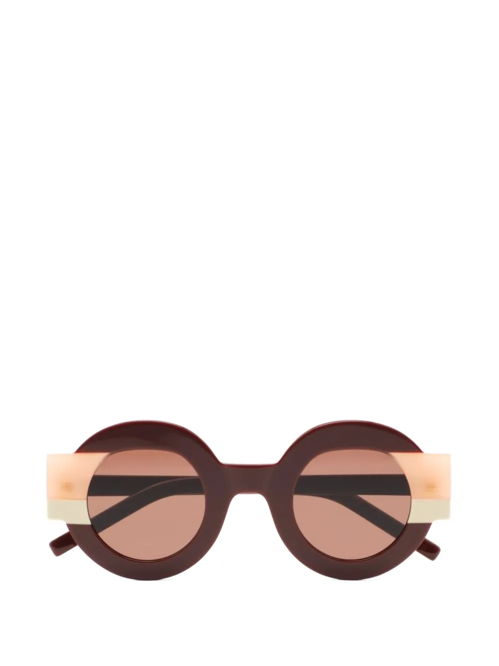 

Овальные солнцезащитные очки Clark с цветными вставками Kaleos, коричневый