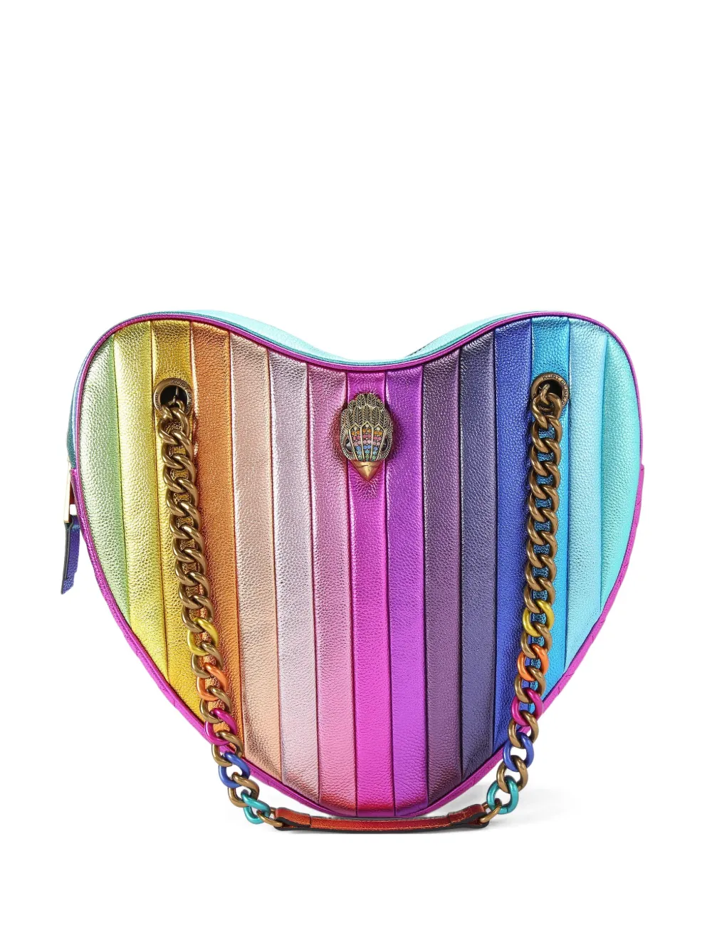

Большая сумка через плечо Kensington Heart Kurt Geiger London, розовый