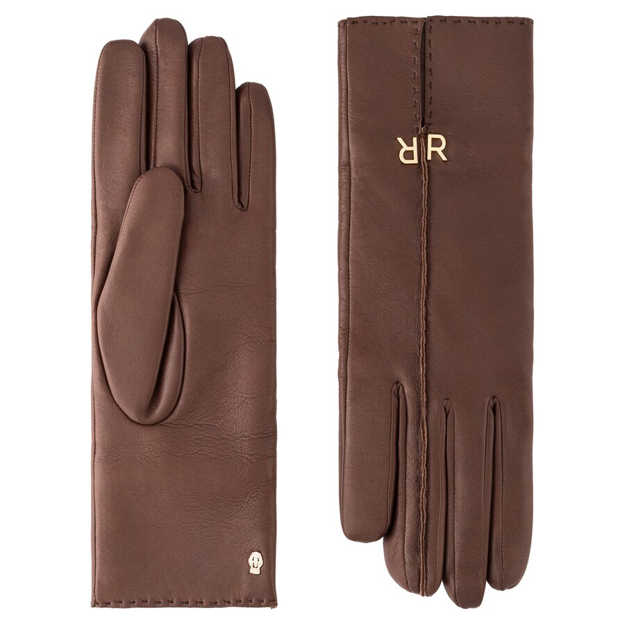 

Перчатки с закрытыми пальцами Roeckl Fontaine, темно-коричневый