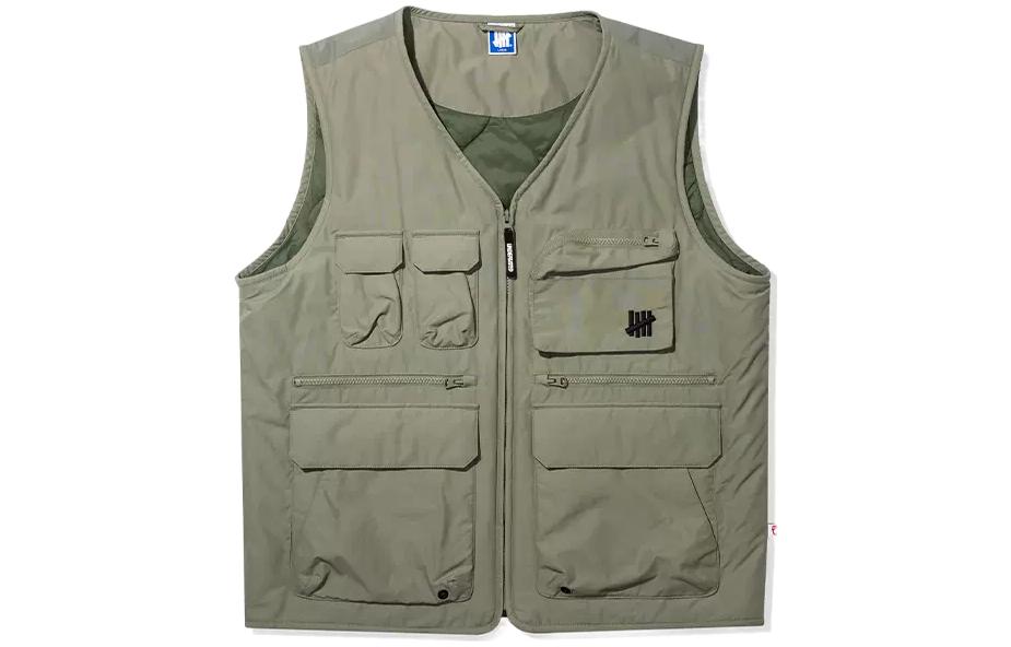 

Жилеты унисекс, без воротника, рабочая одежда средней интенсивности Undefeated, зеленый