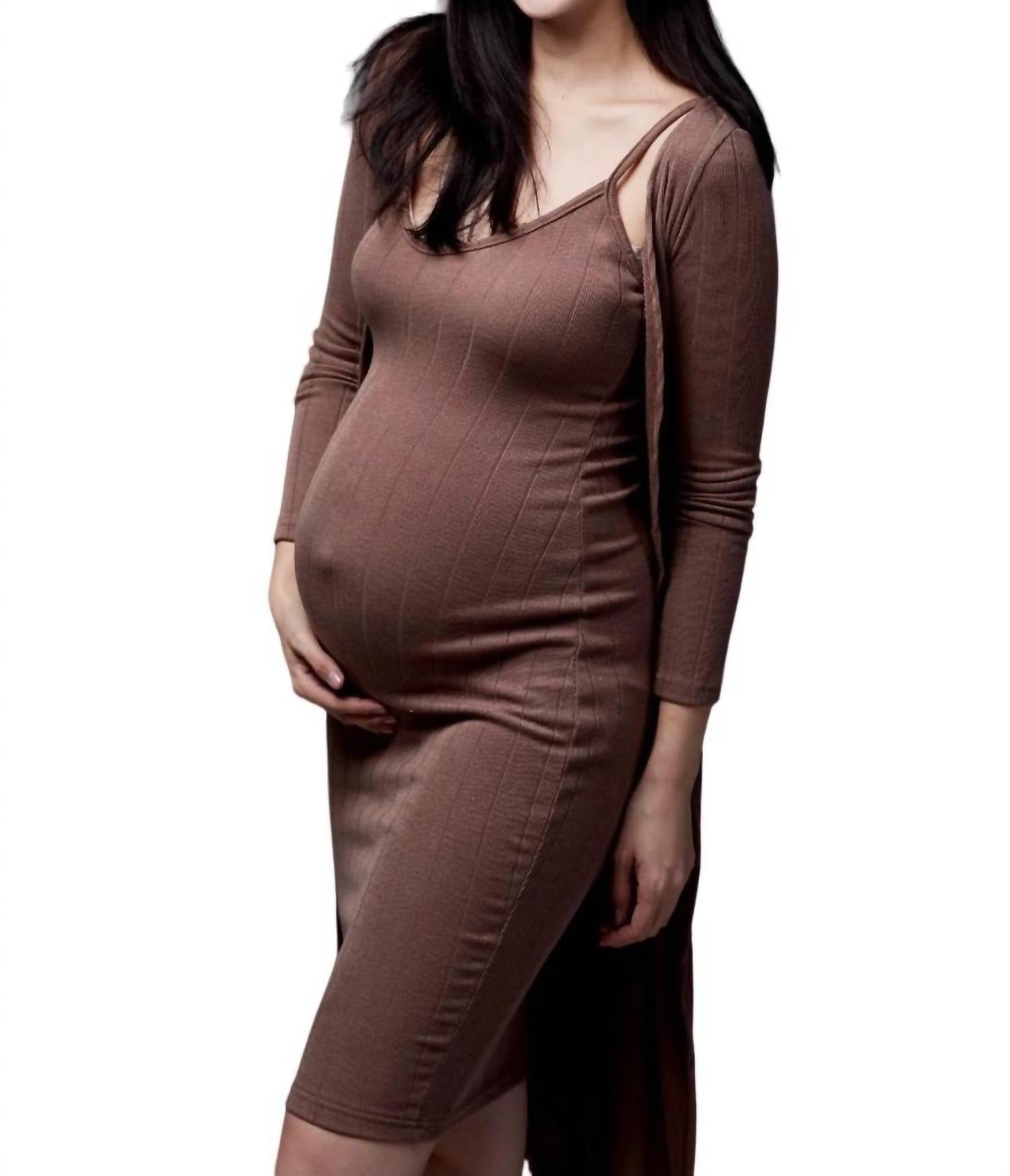 

Женское платье Liv Maternity, коричневый