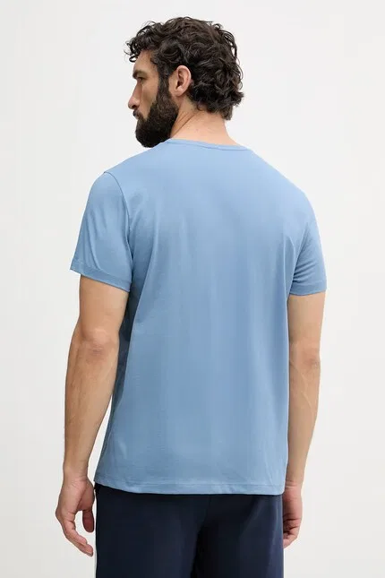Футболка хлопковая TShirtRN BOSS, синий — фото 2