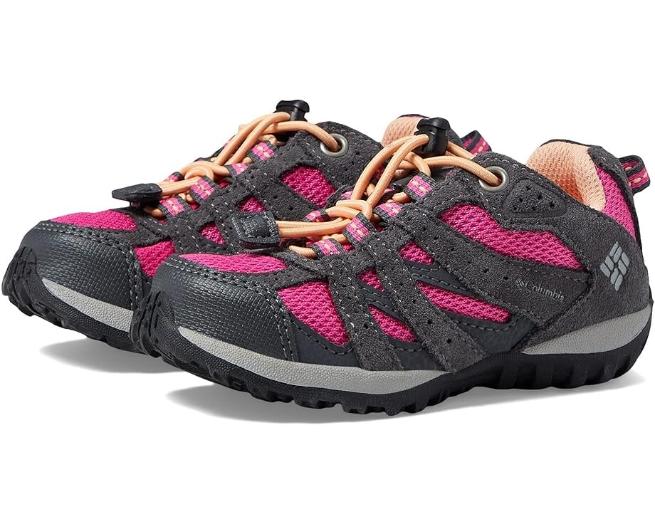

Походные ботинки Columbia Redmond Waterproof, цвет Dark Grey/Pink Ice