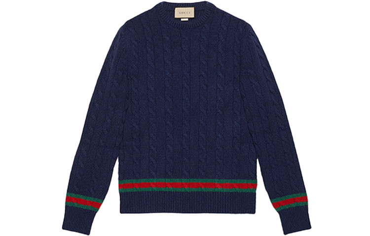 

Мужской кашемировый свитер Gucci, синий