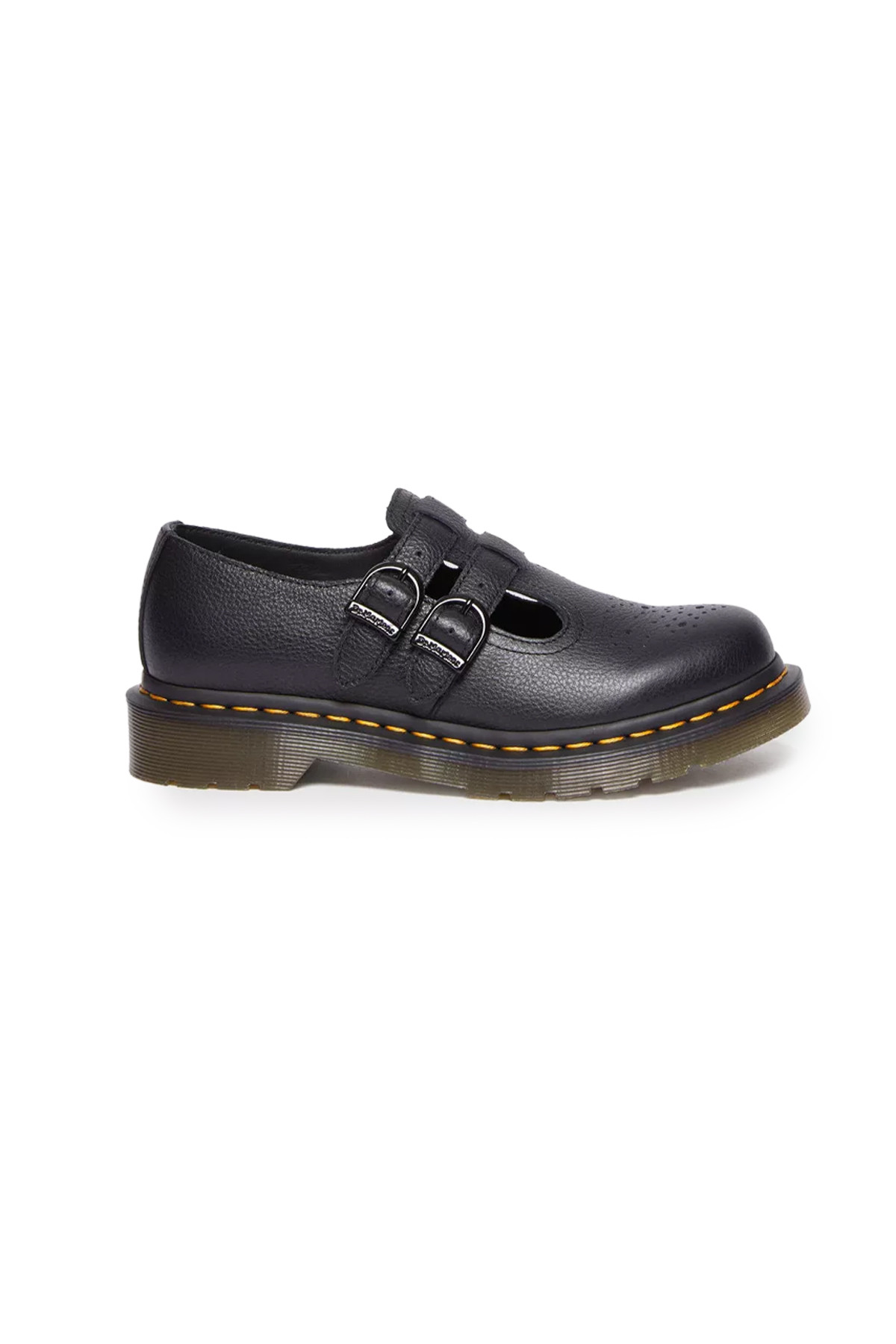 Ботинки Dr. Martens с пряжками, черный