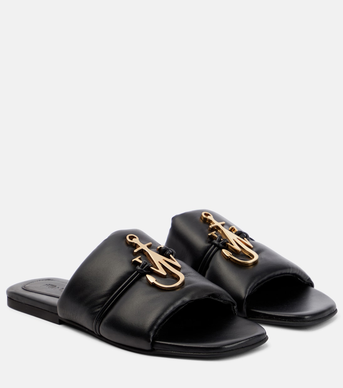 Сандалии из кожи Anchor JW Anderson, черный