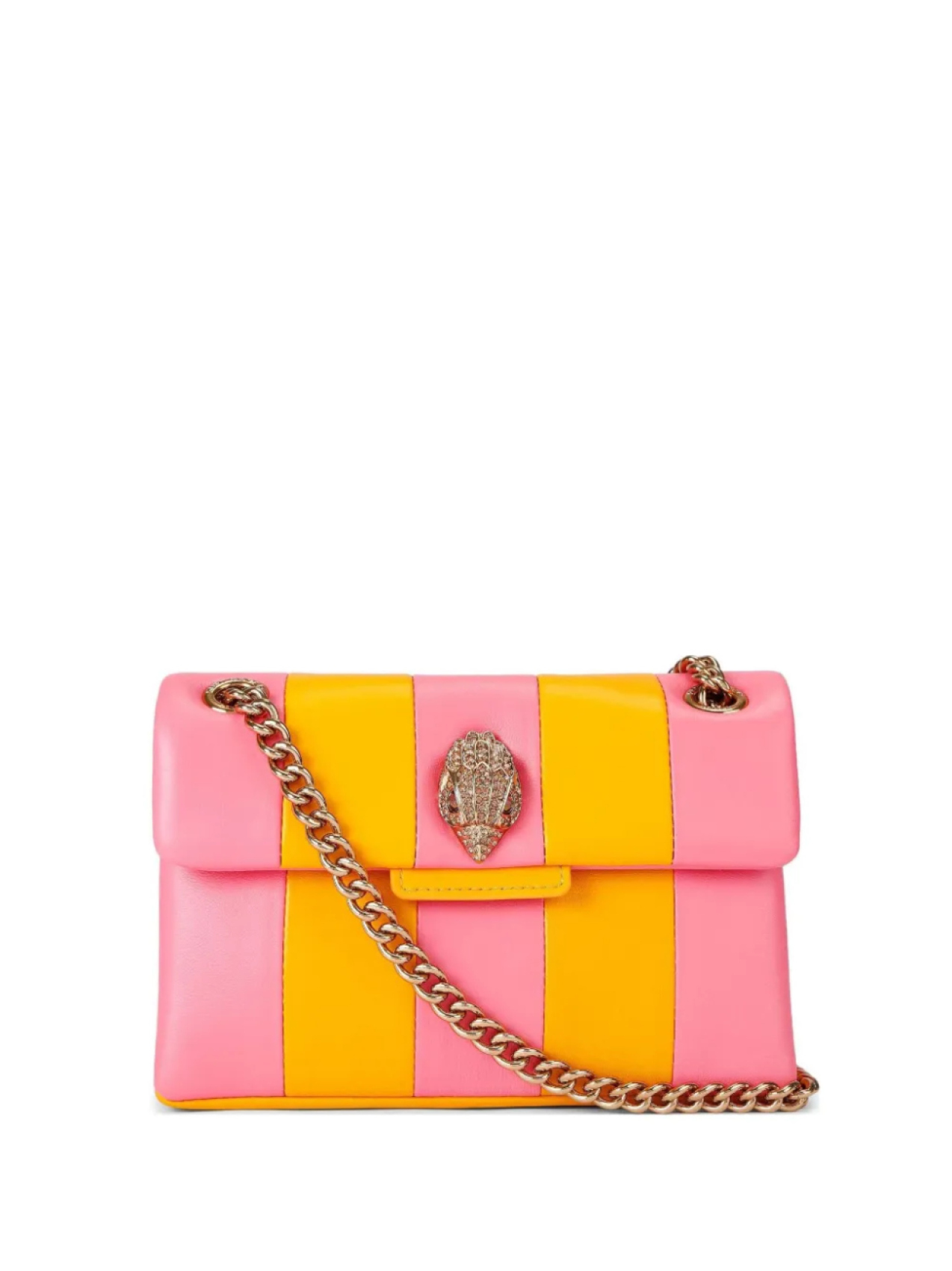 

Сумка через плечо Kurt Geiger London Kensington mini в полоску, розовый