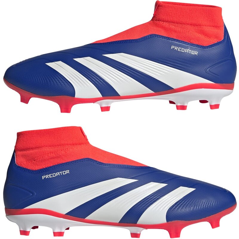 Футбольные бутсы Predator League без шнурков FG Adidas, мультиколор — фото 4