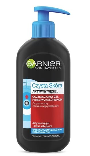 

Очищающий гель для лица, 200 мл Garnier, Clean Skin Active Charcoal