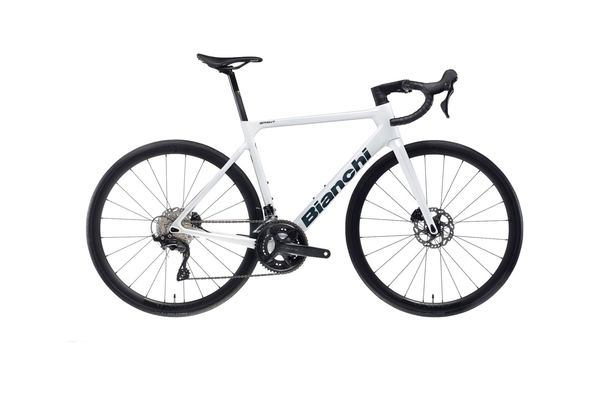 

Шоссейный велосипед Bianchi Sprint icr - 105 - vr30 - 28 дюймов - diamant - 2026, weiß | sk - white / copper full glossy