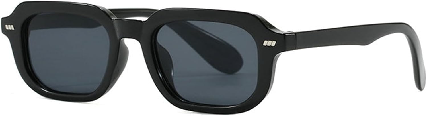 

Солнцезащитные очки Willochra Retro Small Square для женщин и мужчин, винтажные, с градиентным переходом цвета, узкие, классические, с защитой от УФ-излучения UV400, C1