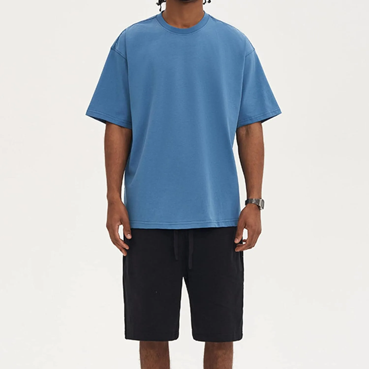 Мужская футболка Crewneck Daily Comfy Tee для повседневной носки — фото 2
