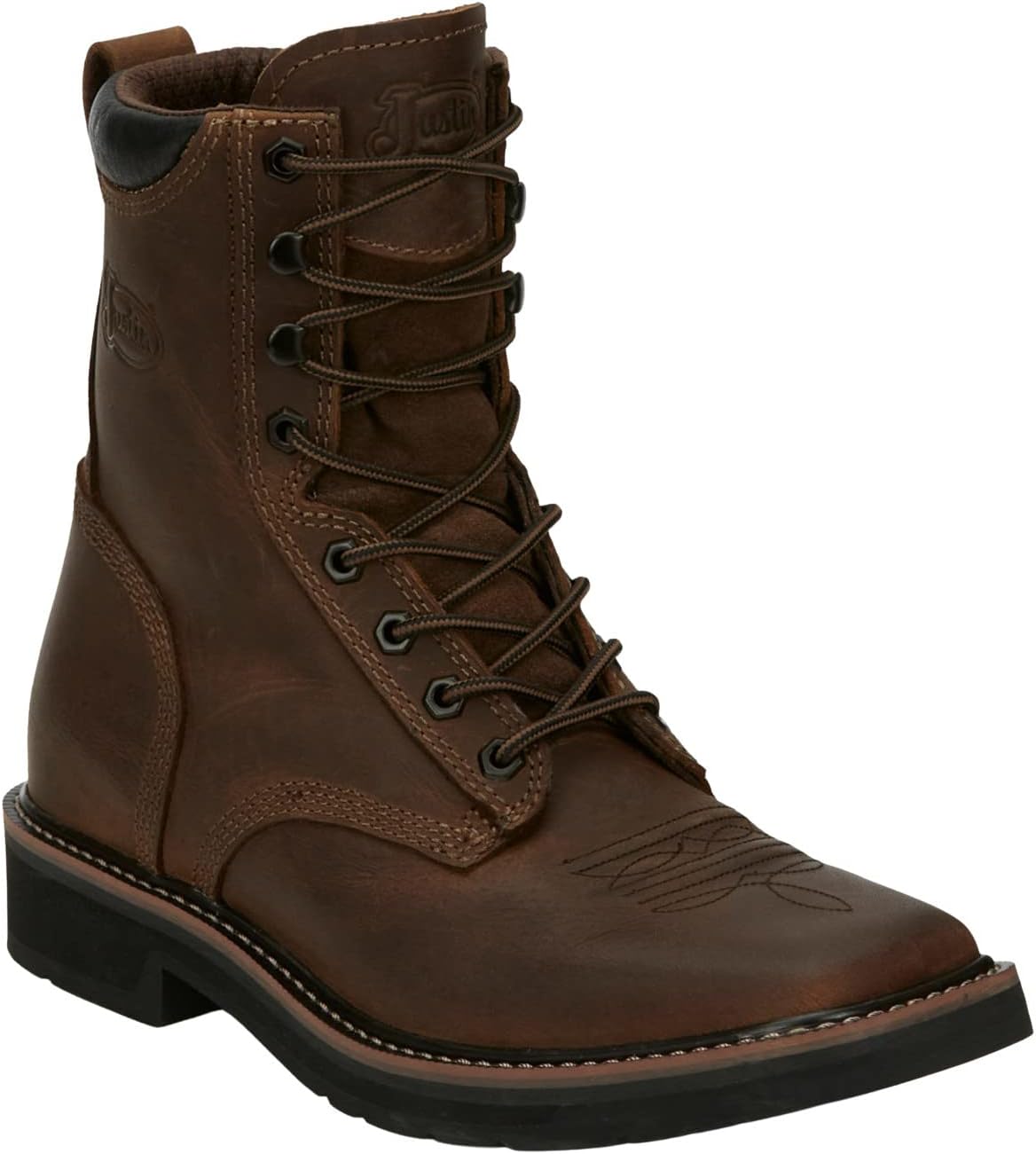 

Мужские ботинки Justin Original Work с двойным носком безопасности, Aged Bark