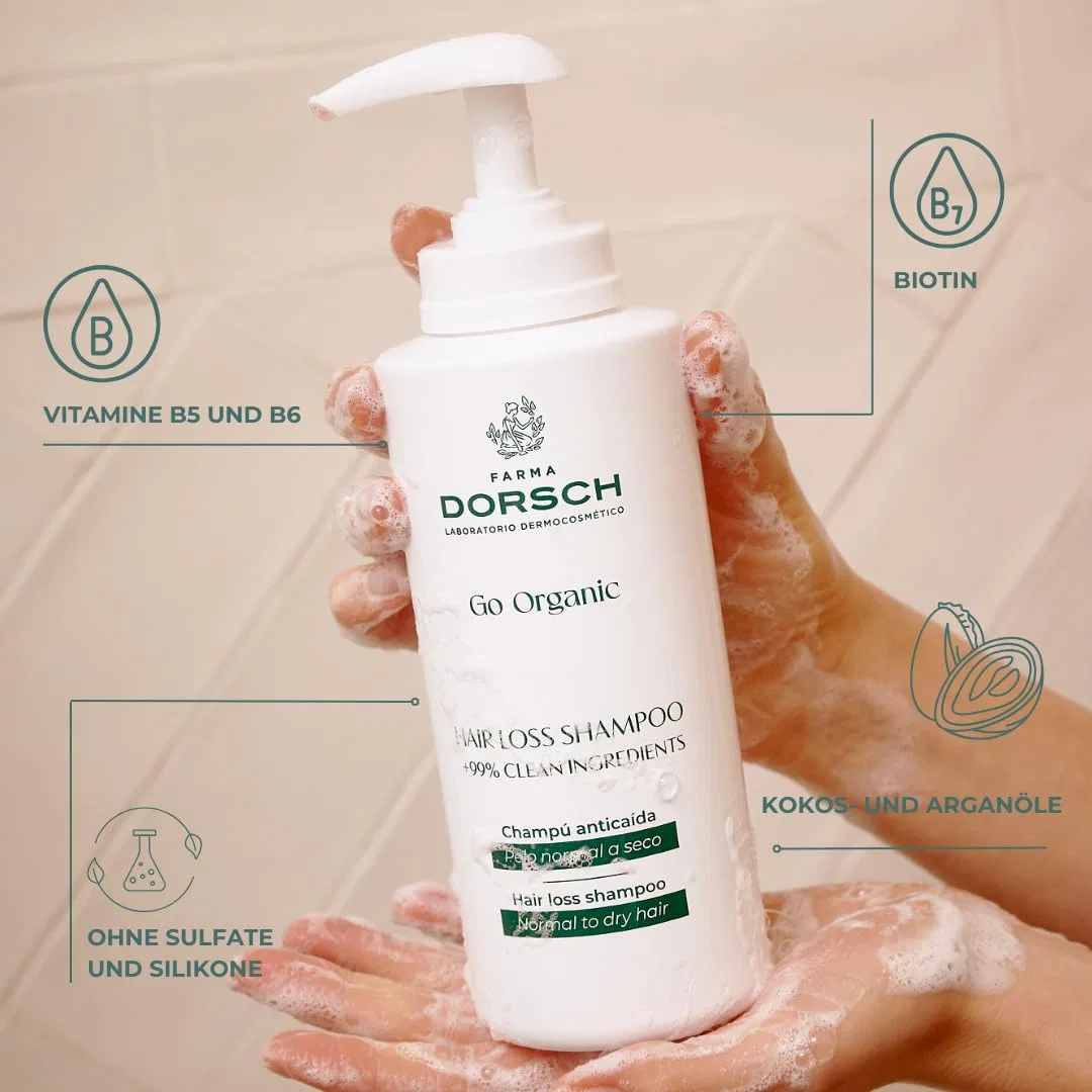 Шампунь Farma Dorsch Hair Loss Go Organic против выпадения волос Farma Dorsch — фото 4