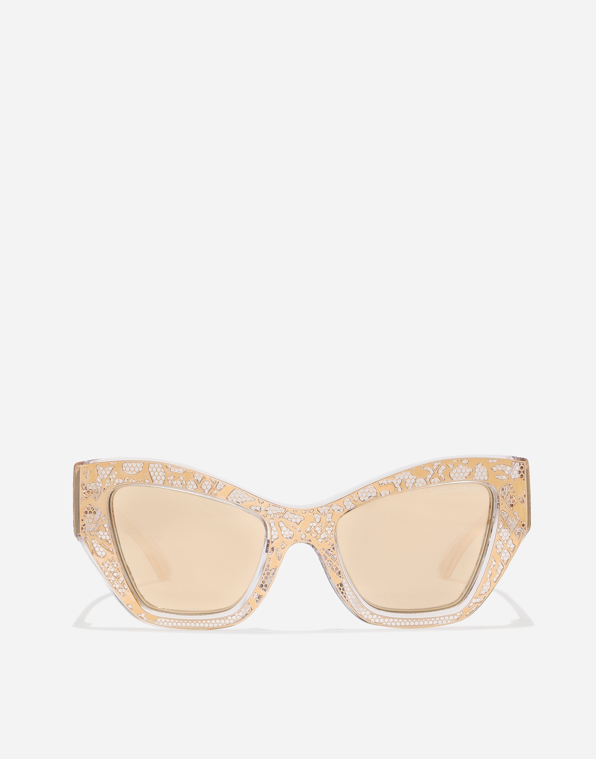 

Солнцезащитные очки dg lace Dolce & Gabbana, золото