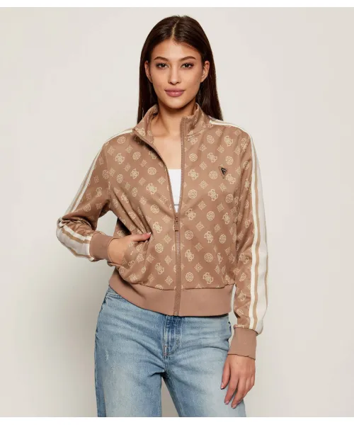 

Толстовка с пионом Regular fit Guess Active, бежевый