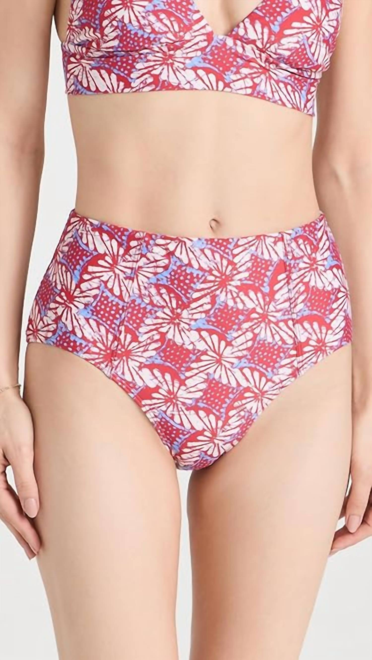 

Низ бикини Серены в рубиновом лепестке XIRENA, цвет ruby petal