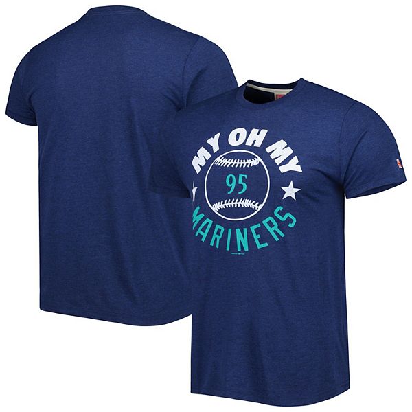 

Мужская футболка трикотажная navy seattle mariners hyper local Homage