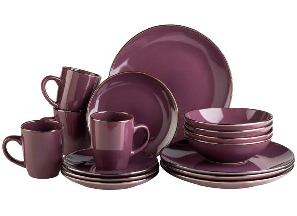 

Комбинированный сервис metllic rim (16 шт.) Mäser, фиолетовый