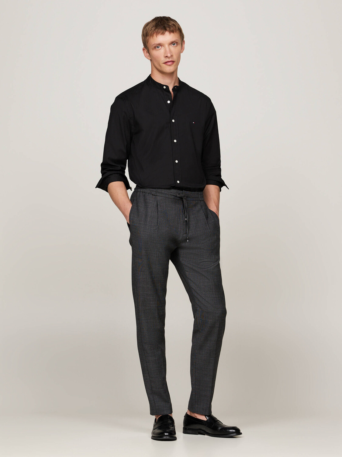 Рубашка Tommy Hilfiger Regular Fit, черный — фото 2