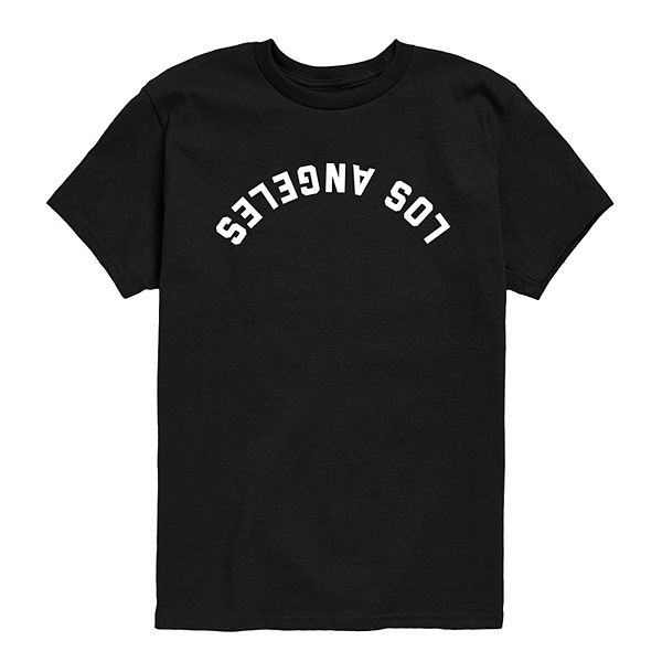 

Футболка с принтом Los Angeles upside down для мальчиков 8-20 Licensed Character, Black