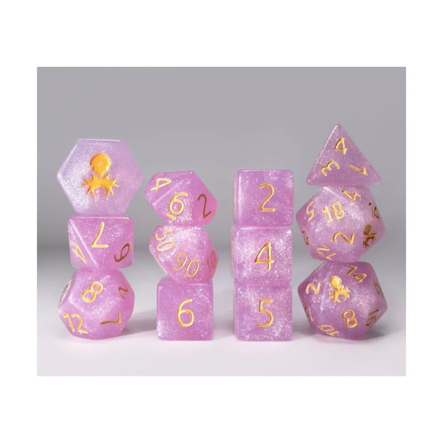 

Набор Poly - Бегония с золотом (12), Poly Sets - Glitter (Kraken Dice)