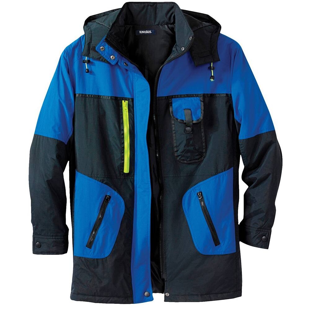 

Мужская парка в стиле техно-блок с цветными блоками Kingsize Big & Tall KingSize, цвет Black Cobalt, Черный, Мужская парка в стиле техно-блок с цветными блоками Kingsize Big & Tall KingSize, цвет Black Cobalt