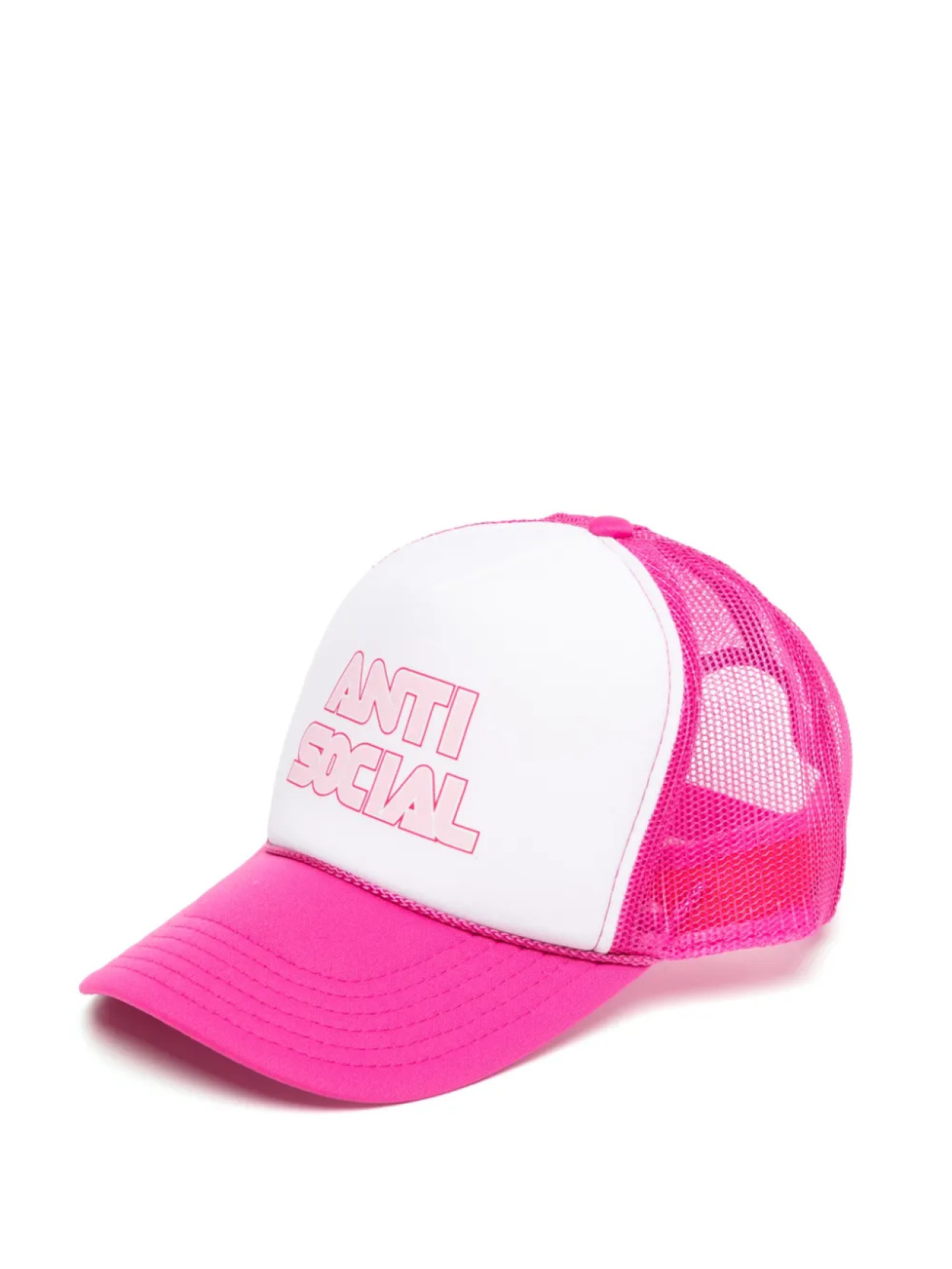 

Anti Social Social Club кепка Racing Trucker, розовый