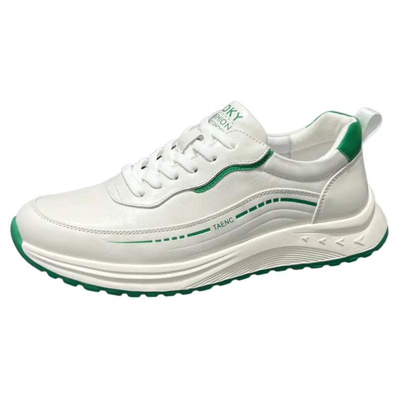 

Низкие повседневные туфли мужские ZUOSAISI, White Green
