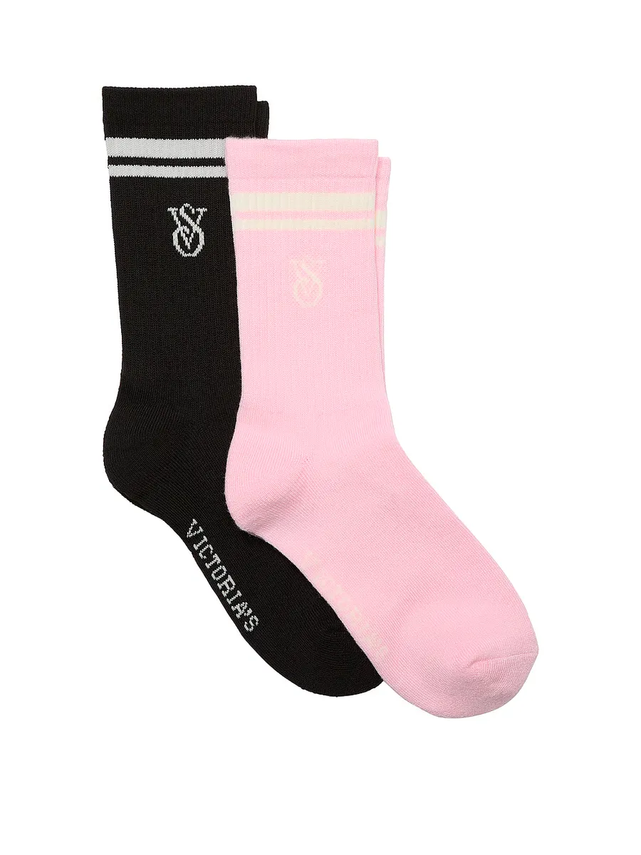 

Комплект из 2 носков для экипажа Victoria'S Secret, розовый