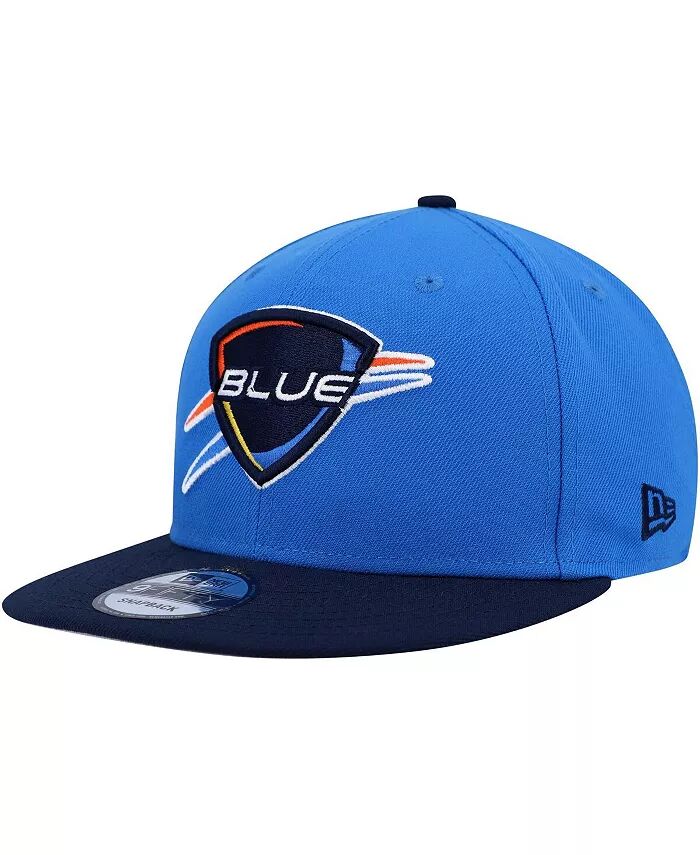 

Мужская бейсболка Snapback синего, темно-синего цвета Oklahoma City Blue 2022-23 NBA G League Draft 9FIFTY New Era