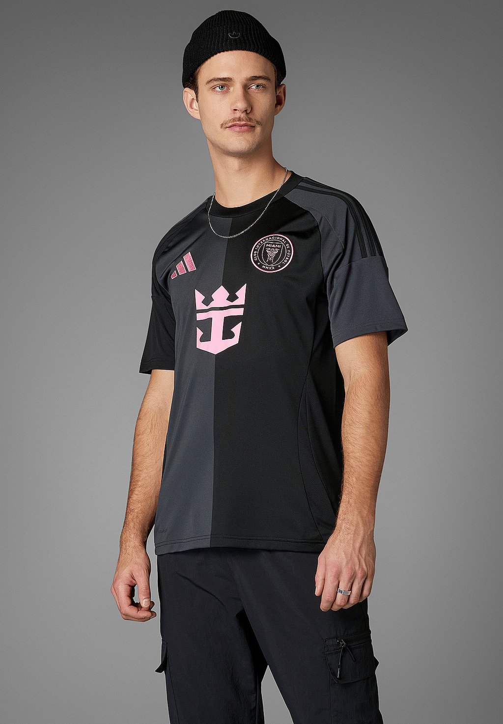 

Футболка INTER MIAMI CLOUDFOAM25/26 MESSI AWAY Adidas Performance, черный