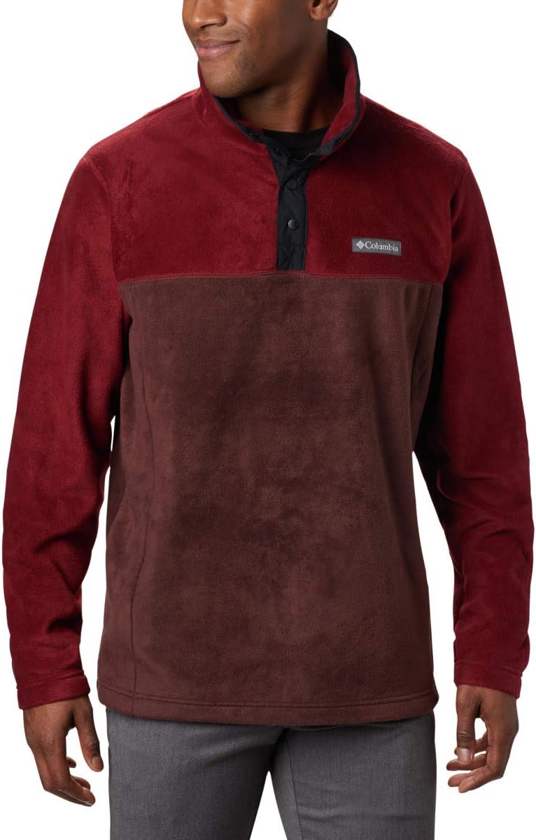 

Columbia мужская куртка Steens Mountain Half Snap, Red Lodge/Red Jasper/Black