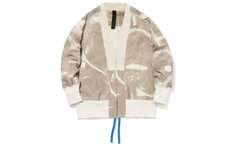 

LiNing Куртка мужская с принтом, Yellow Gray All over Print